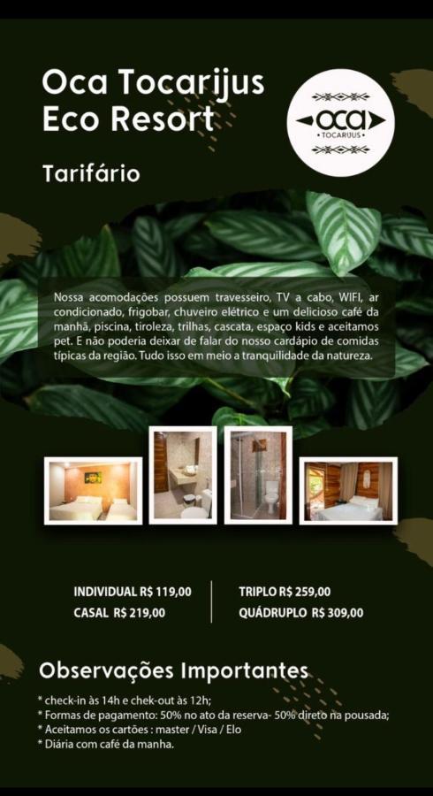 Oca Tocarijus Eco Resort Piracuruca Eksteriør bilde